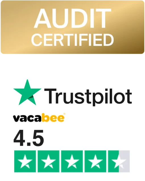 vacabee trustpilot badge