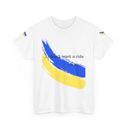 Support Ukraine Flag Colors Shirt, Zelenskyy Quote Tee, Stand with Ukraine, Freedom Human Rights Support Shirt, Patriot Ukraine - Image 8