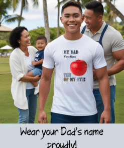 Personalized Dad T-Shirt, Gift for Father, Custom Tee, Father's Day Gift, Unisex Casual Wear, Family Reunion, Dad's Birthday