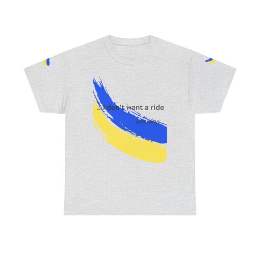 Support Ukraine Flag Colors Shirt, Zelenskyy Quote Tee, Stand with Ukraine, Freedom Human Rights Support Shirt, Patriot Ukraine - Image 9