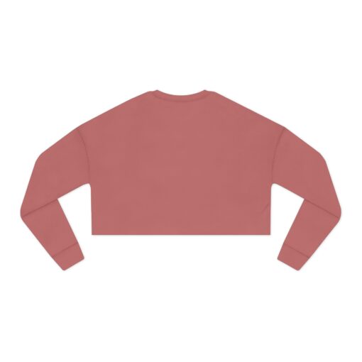 Women's Cropped Sweatshirt | Feeling Guilty Teasing Statement Graphic, Tension Mystique Jumper, Fun Wardrobe Addition, Ladies Fashion Top, - Image 3